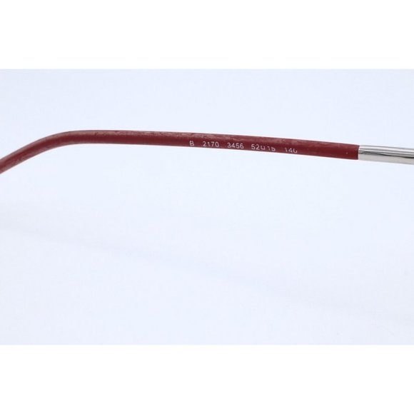 New Burberry B 2170 3456 Cat Eye Red Eyeglasses Optical Frames 52mm - Picture 4 of 5